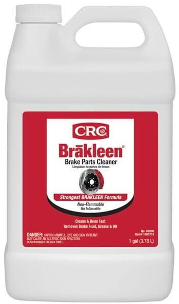 CRC® 05090 Brakleen® Chlorinated Non-Flammable Brake Parts Cleaner, 1 gal Bottle, Liquid, Clear, Irritating